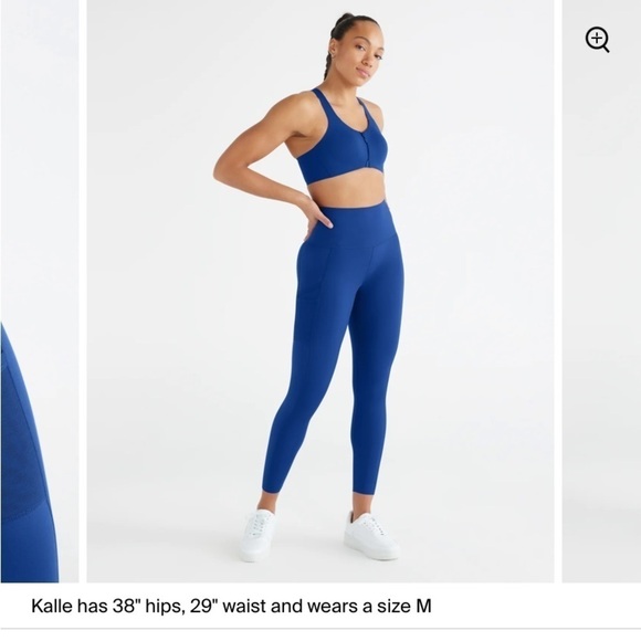 KNIX Stashable High Rise Legging ultra blue size M new - Picture 1 of 9